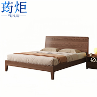 荺炬实木床