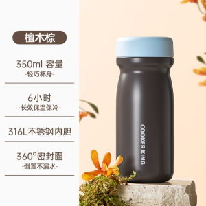 炊大皇2025新款女生高颜值保冷保温杯小巧便携杯子316L不锈钢水杯35ml
