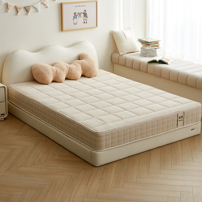 全友家居 现代简约青少年护脊床垫黄麻床垫家用偏硬床垫