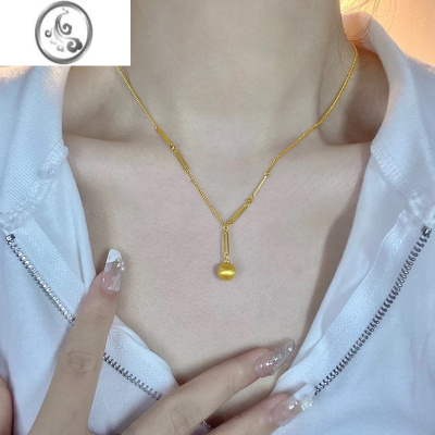 JiMi手工定制~极其逼真的有球必应项链女2023年夏季新款气质锁骨链