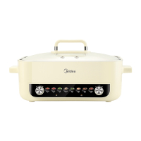 美的(Midea)鸳鸯火锅独立控温锅电火锅速沸电锅一体多功能锅电煮锅火锅6.5L大容量MC-HGC382716