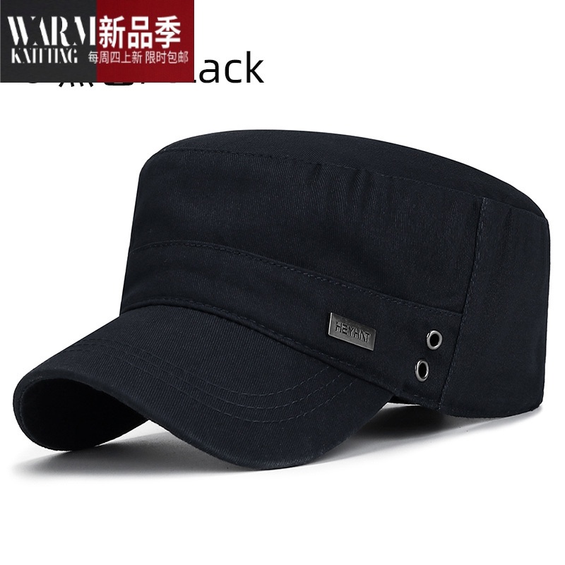 shanchao男士平顶帽夏季休闲鸭舌帽户外男款太阳帽遮阳棒球帽钓鱼帽子