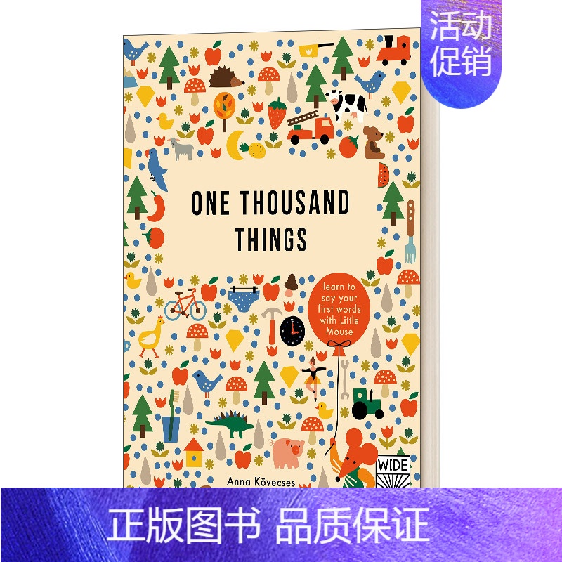 [正版]One Thousand Things 儿童启蒙认知的一千件事物进口原版英文书籍