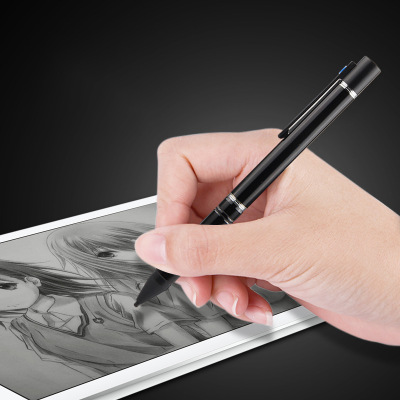 手写安卓苹果通用电子主动高精度pencil手绘屏笔感应触控笔[无需充电]