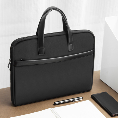 广博(GuangBo)A76002手提公文包(单位：个)文件收纳袋商务电脑包公文包补习袋档案包资料袋文件套办公用品文件袋黑色