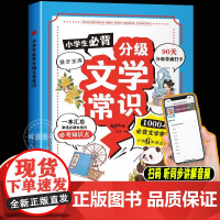 正版 小学生必背分级文学常识 彩图版RJ版同步1-6年级小学生必背文学常识大全中国古代现代文学基础语文知识积累备