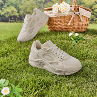 云舒5丨361°运动鞋女新款网面透气轻便厚底老爹鞋休闲鞋子女鞋