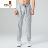 YANXU篮球运动裤男直筒跑步速干长裤健身训练梭织裤子拉链裤脚薄款