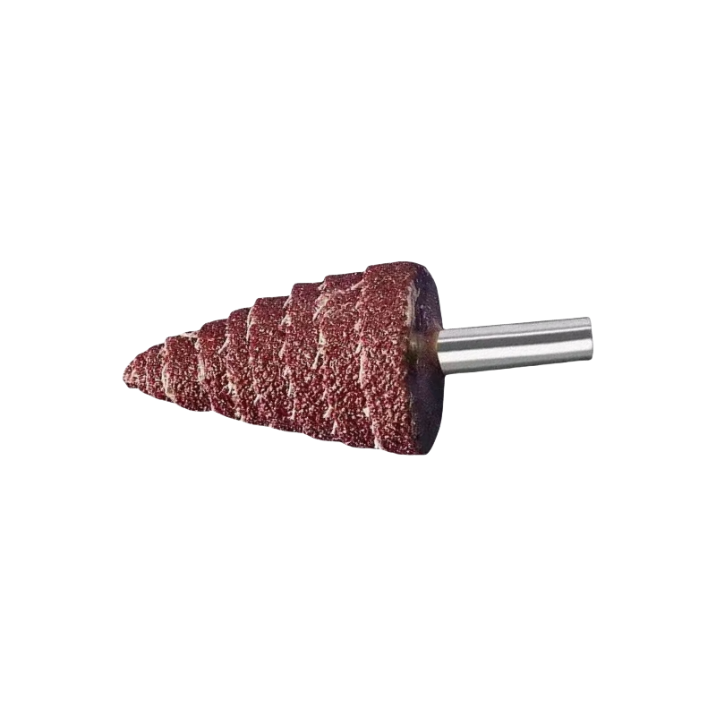 名霁天秀 锥型砂纸磨头 25*6柄 80目 个