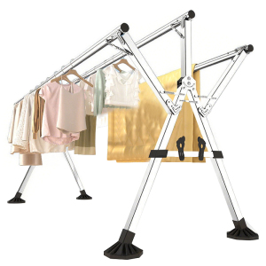 凡礼格晾衣架三杆带鞋撑