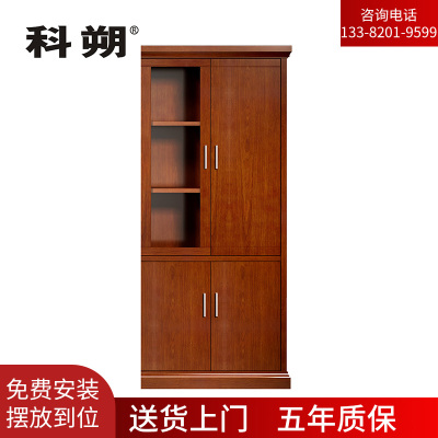 科朔 文件柜两门柜资料柜 办公文件柜 职员书柜 油漆办公柜KSHS03