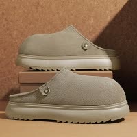 2026勃肯半拖男鞋春季外穿软底防滑一脚蹬复古男士大头懒人休闲鞋