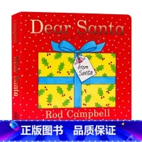 [正版]亲爱的圣诞老人 Dear Santa 英文原版绘本 儿童纸板触摸书翻翻书 低幼英语启蒙 Dear Zoo作者R