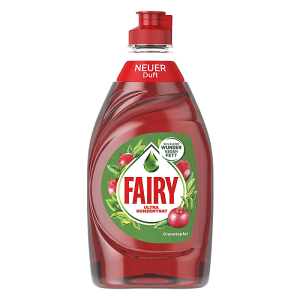 德国进口 Fairy洗洁精 厨房洗碗液果蔬清洗剂去油污不伤手无磷可食用 石榴味450ml