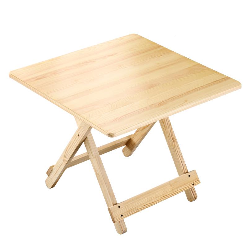 实木折叠桌便携式小桌子家用简易餐桌吃饭户外摆摊租房方桌学习桌定制