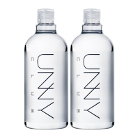 unny club 韩国悠宜卸妆水清洁毛孔眼唇卸妆液深层清洁温和无刺激500ml 2瓶装
