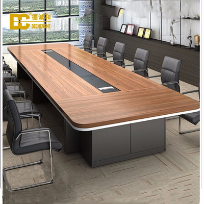 德诚和 中大型型简约板式会议桌DCH- HYZ010款4.6米长 4600*1500*750mmH张