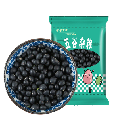 苏宁宜品认证-东北黑豆五谷杂粮豆浆豆1kg