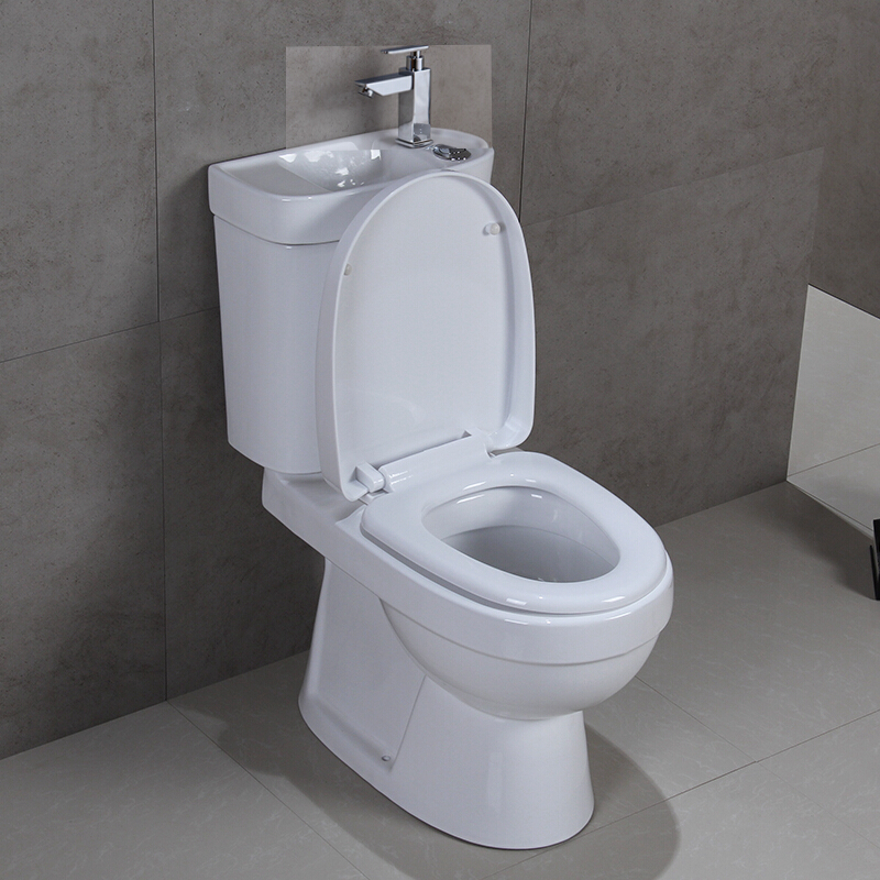 带洗手盆马桶新款座便器小户型坐便器坑距150200250300墙排波迷娜