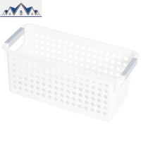 桌面玩具收纳筐零食收纳盒家用塑料北欧收纳篮宿舍整理杂物收纳框 三维工匠