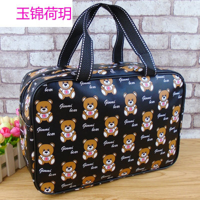 字母熊洗澡包防水浴兜女男士洗澡篮手提浴筐折叠健身游泳洗漱浴包