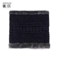衡欢(HENGHUAN)冬季针织围脖套头围脖加绒加厚保暖骑车雪尼尔围脖脖套 RZ-WJB03/个
