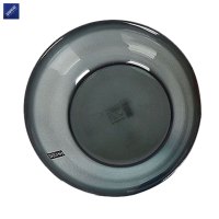 安居先森圆形透明水晶塑料盆脸盆洗手盆 30.5cm 5L灰色