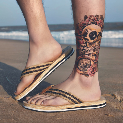 SEMBOSR拖鞋男夏季人字拖防滑夏天男款鞋托学生休闲潮拖个性沙滩拖鞋韩版