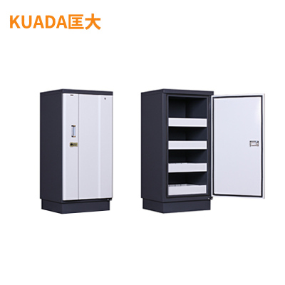 匡大 档案防磁柜 磁盘柜 防火防潮 钥匙锁 四抽信息安全档案柜525mm*480mm*1100mmKDT205