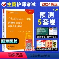[正版]新版丁震2024年主管护师考试书考前预测5套卷全套护理学中级历年真题模拟同步练习题库2024急救包搭应试指导口