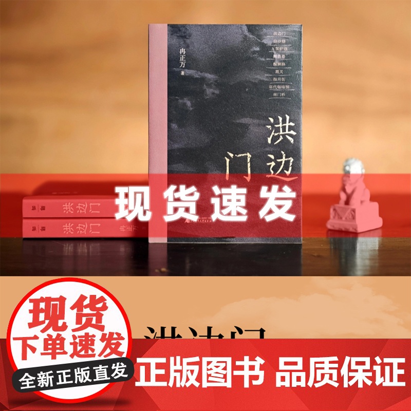 书 洪边门 冉正万著 老街记忆和市井传奇。随身携带的城市史记,见证城与人的朝花夕拾与生生不息 广西师范大学出版社