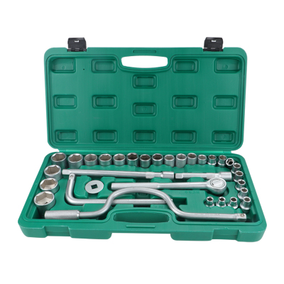 长鹿 32件镜面6角套筒组套(长盒) 32PCS