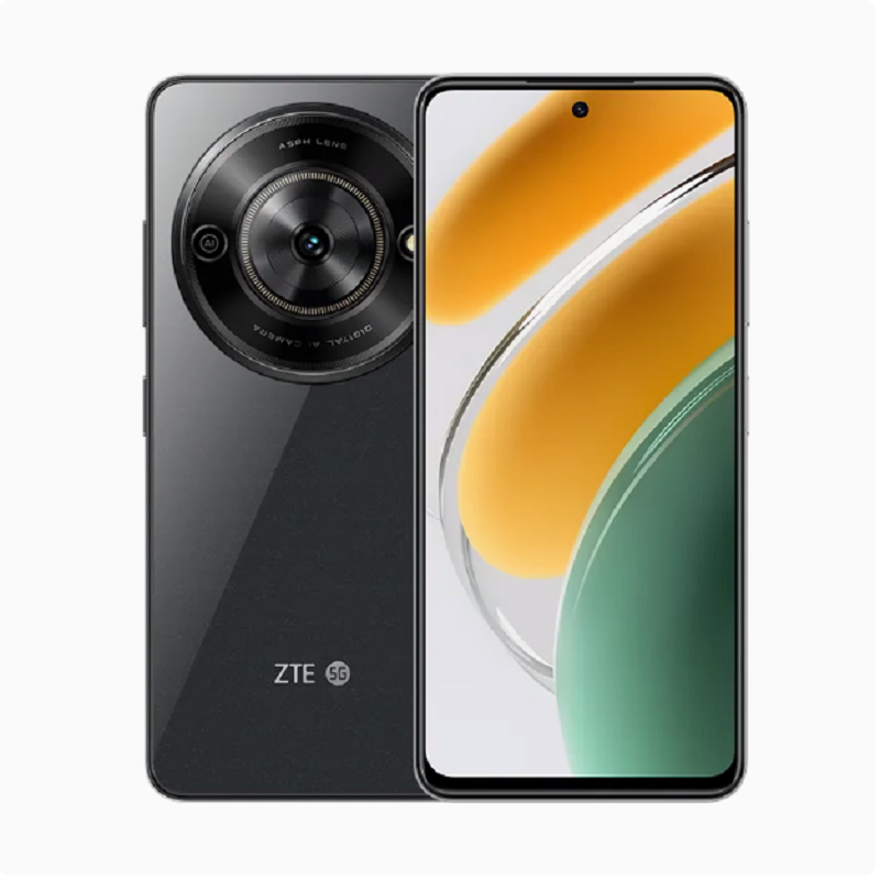 中兴(ZTE) 远航60 展讯T760八核5000毫安120Hz高刷LCD屏 黑色 5G全网通 8G+256G 6.56英寸