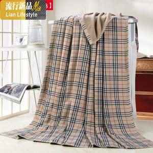 棉纱布毛巾被单人双人加厚棉毛巾毯空调毛毯子休闲盖毯 三维工匠