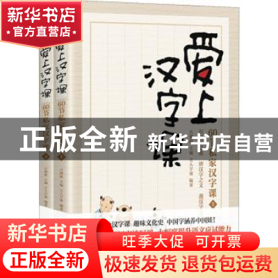 正版 爱上汉字课:60节私家汉字课 吕俐敏 北京燕山出版社 9787540