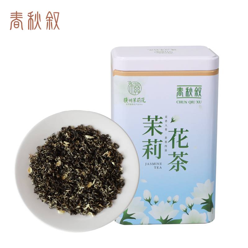 春秋叙 茉莉花茶 长海甘露 特种 100g/罐