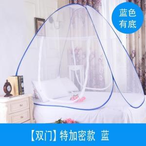 美帮汇夏季野外户外蒙古包蚊帐1.5米1.8m床免安装打地铺1m1.2米折叠帐篷
