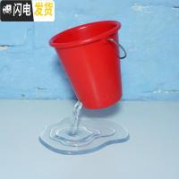 三维工匠原创设计水桶创意文具笔筒办公桌艺术现实主义生日新奇摆件 红色