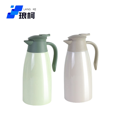 琅柯 不锈钢保温壶 饮用壶 2.0L 奶白色