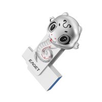 忆捷(Eaget) USB3.2+Type-c双接口U盘 HT18-64G 蛇年生肖U盘高速全金属防水防震 办公礼物