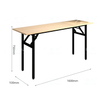 臻远 ZY4082114 折叠长条桌 单层尺寸长1600*宽500*高750mm 1张