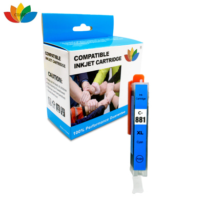 COAAPCLI-881-C墨盒适用佳能TS9180、8180、8280、6280、TR8580喷墨打印机大容量青色