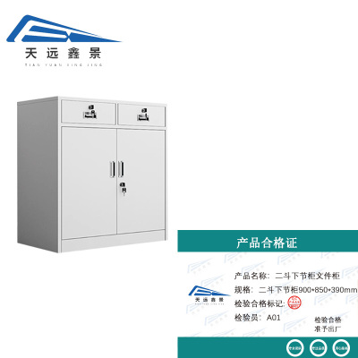 天远鑫景 二斗下节柜文件柜 二斗下节柜900*850*390mm 台