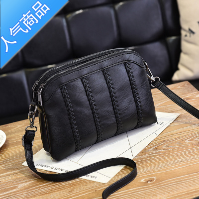 FENGHOU2021夏季新款简约百搭中年女包妈妈买菜包单肩斜挎包婆婆软皮小包