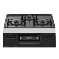 日本林内3眼头Rinnai嵌入式 灶烤箱煤气灶METAL高配RS31W36H2RBW-13A天然气60cm