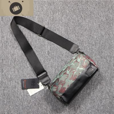韩版潮流迷彩男士单肩包变色户外防水尼龙印花斜挎男背艾狄伊娃斜挎包男迷彩绿