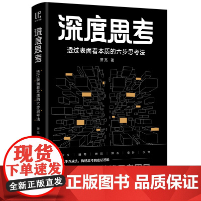 深度思考 透过表面看本质的六步思考法 百万书 洗脑术 团队最新研发 比尔·盖 萧 亮 天地出版社 正版书籍
