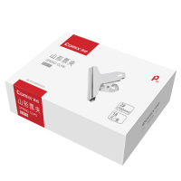 齐心 B3619 山形票夹/铁票夹 102mm 18只装 镍