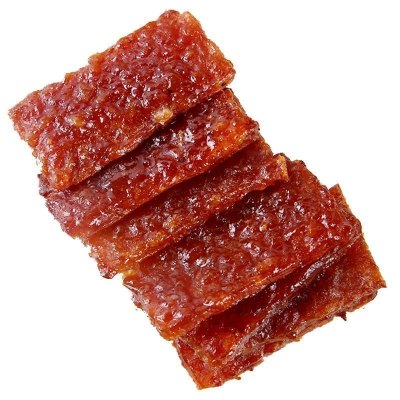 咔好厨韩式黑椒味猪肉脯200g肉干肉铺休闲零食小吃网红零食肉类食品袋装办公室小包散装买就送烤肉豆脯干免费试吃