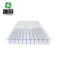 珈瑄 阳光板 透明耐力板实心采光板隔热遮阳雨棚车棚板 20mm 平方米